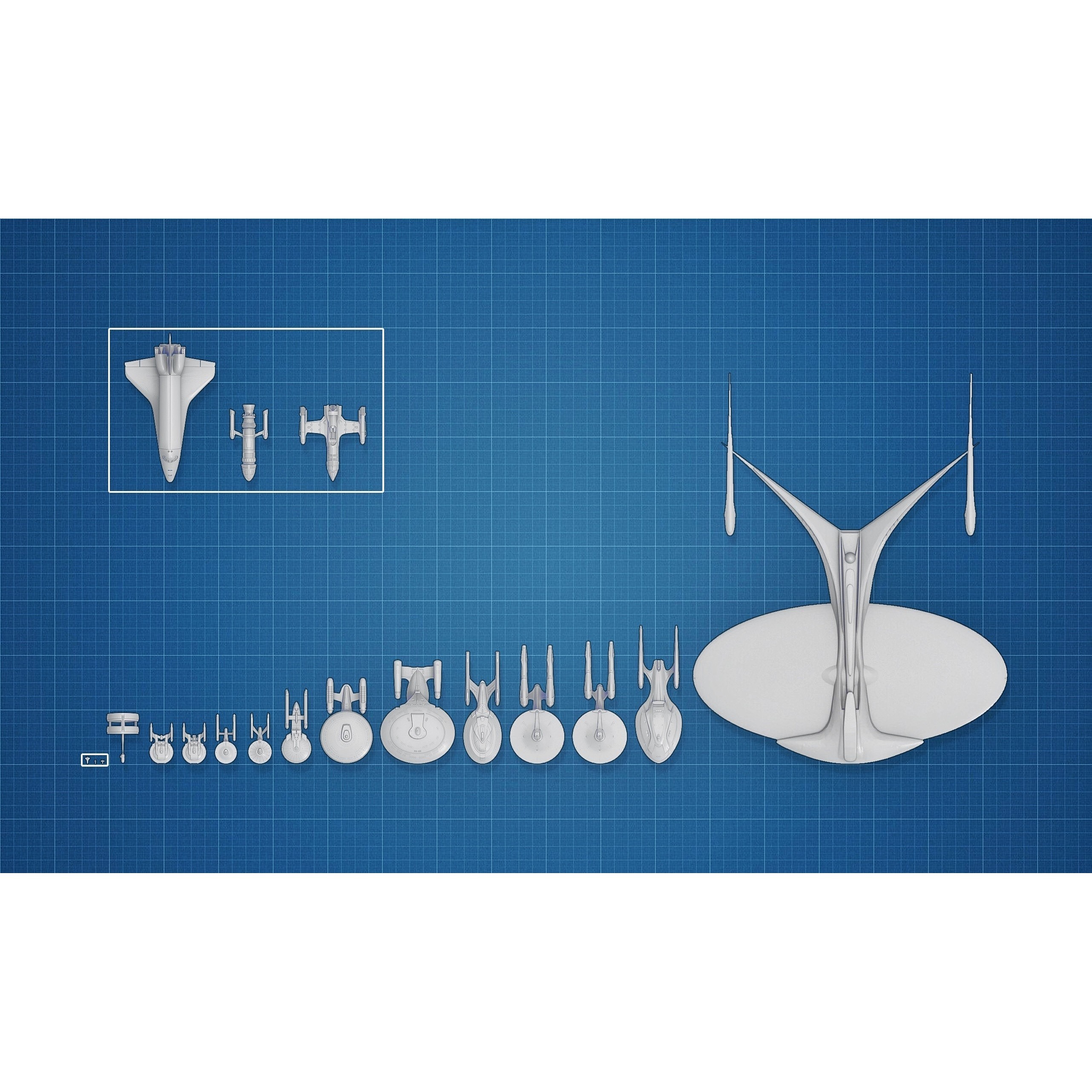 Free STL file Star Trek USS Enterprise Collection ⭐・3D printer design ...